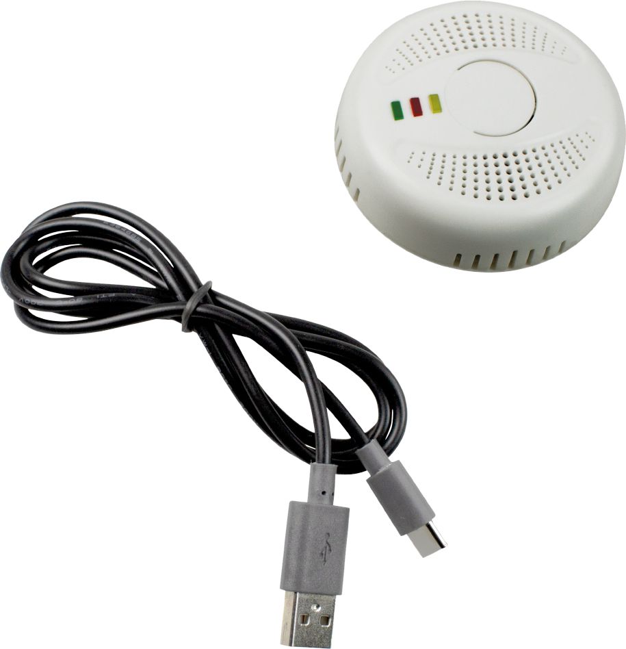 Schwabe 90418 Camping Gasmelder mit USB-C Anschluss IP20