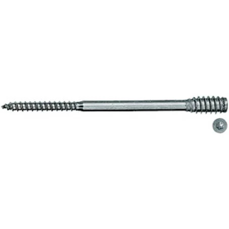 Fischer 512994 Abstandsschraube ASL 6 x 250 Stahl elektrolytisch verzinkt 100 Stück