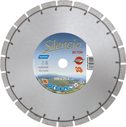 Norton Clipper 70184643510 Diamantscheide Extreme Beton Silencio