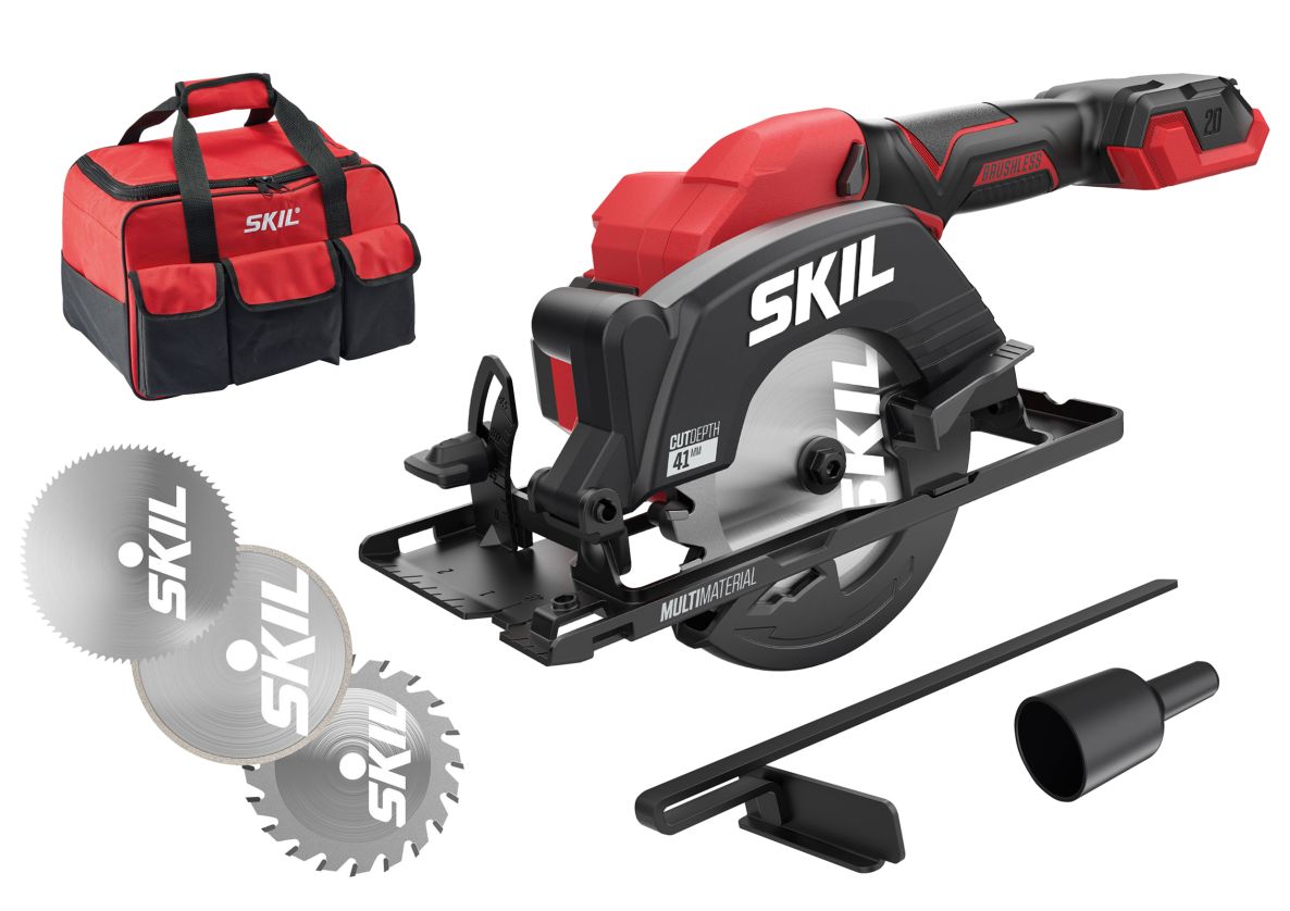 SKIL SW1E3540FA Kreissäge 20V 41mm Compact bürstenlos exkl. Batterien und Ladegerät in Tasche