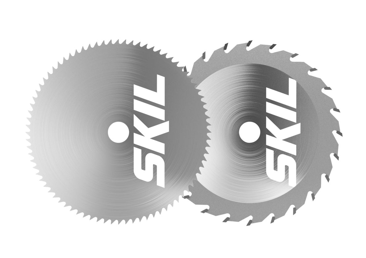 SKIL 2610S01293 Satz Sägeblätter 115/120 mm (2 Stück) für Kreissäge 3540