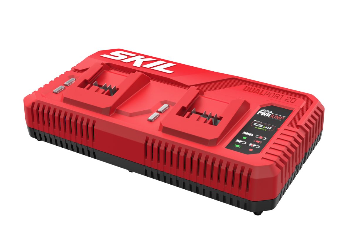SKIL CR1E3132AA 20V Akku-Schnellladegerät PWRJump für 2 Akkus PWRCORE 20