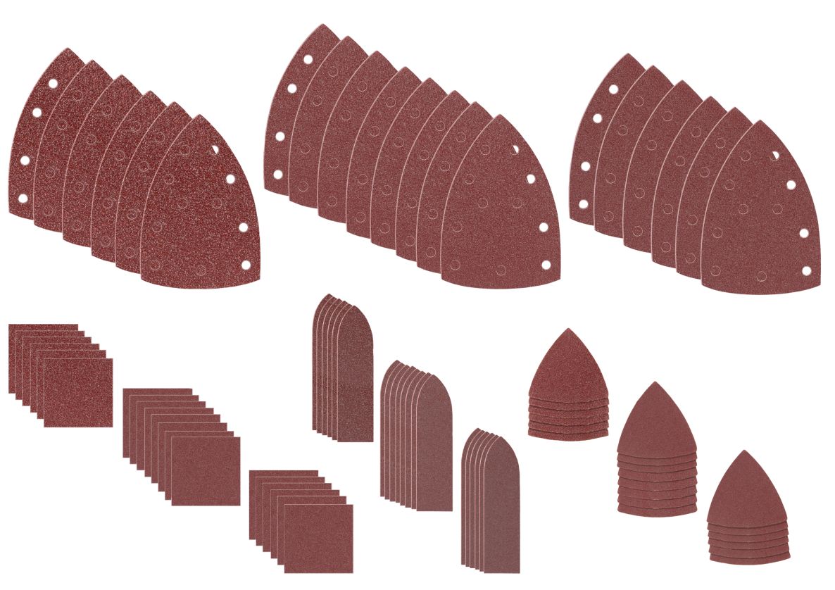 SKIL 2610S01295 Schleifpapier Klettset (80 Stück) für Multibander 3720 und 7261
