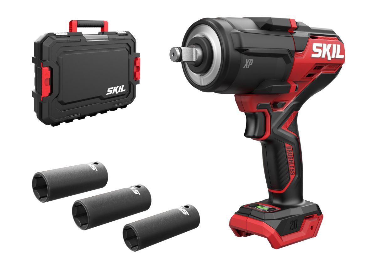 SKIL SD1E3285JA Schlagschrauber 1/2" 20V Compact bürstenlos 700Nm exkl. Batterien und Ladegerät im Koffer