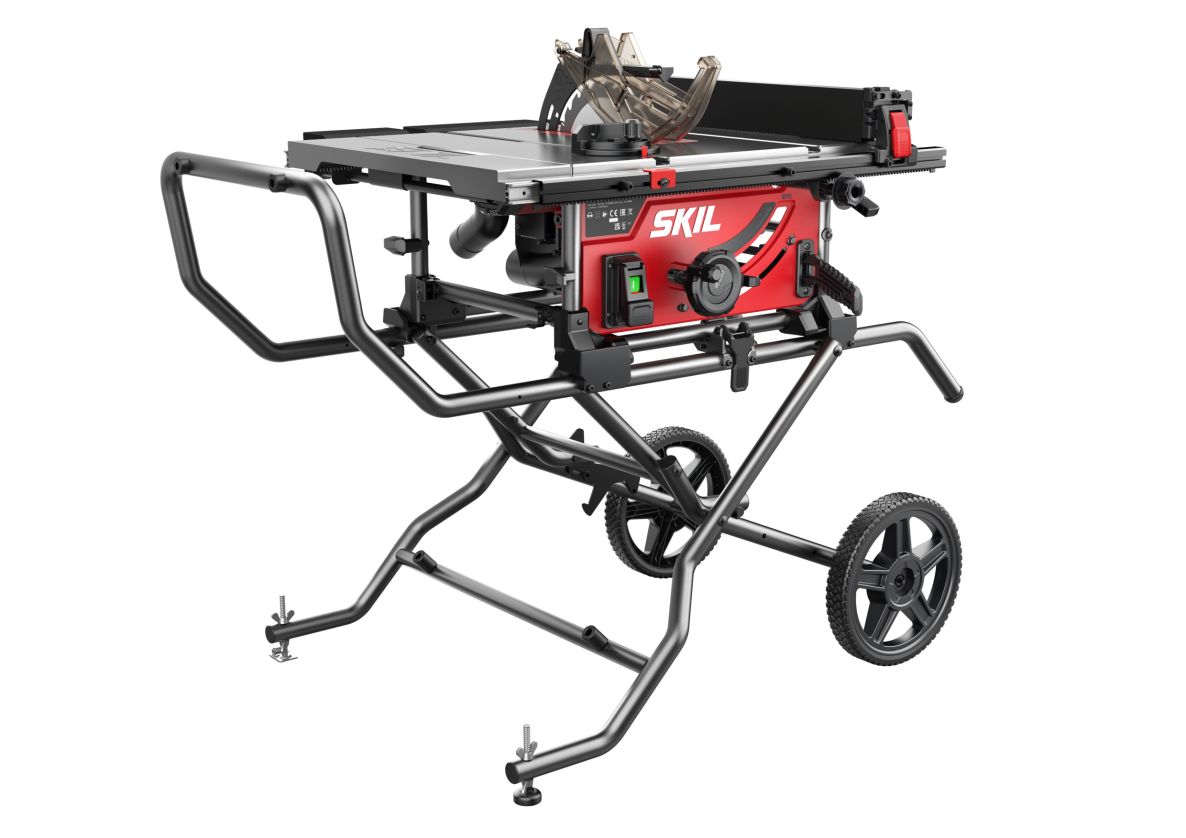 SKIL BT1E1343AA Tischs&auml;ge mit klappbarem und mobilem Sockel 254mm 2000W