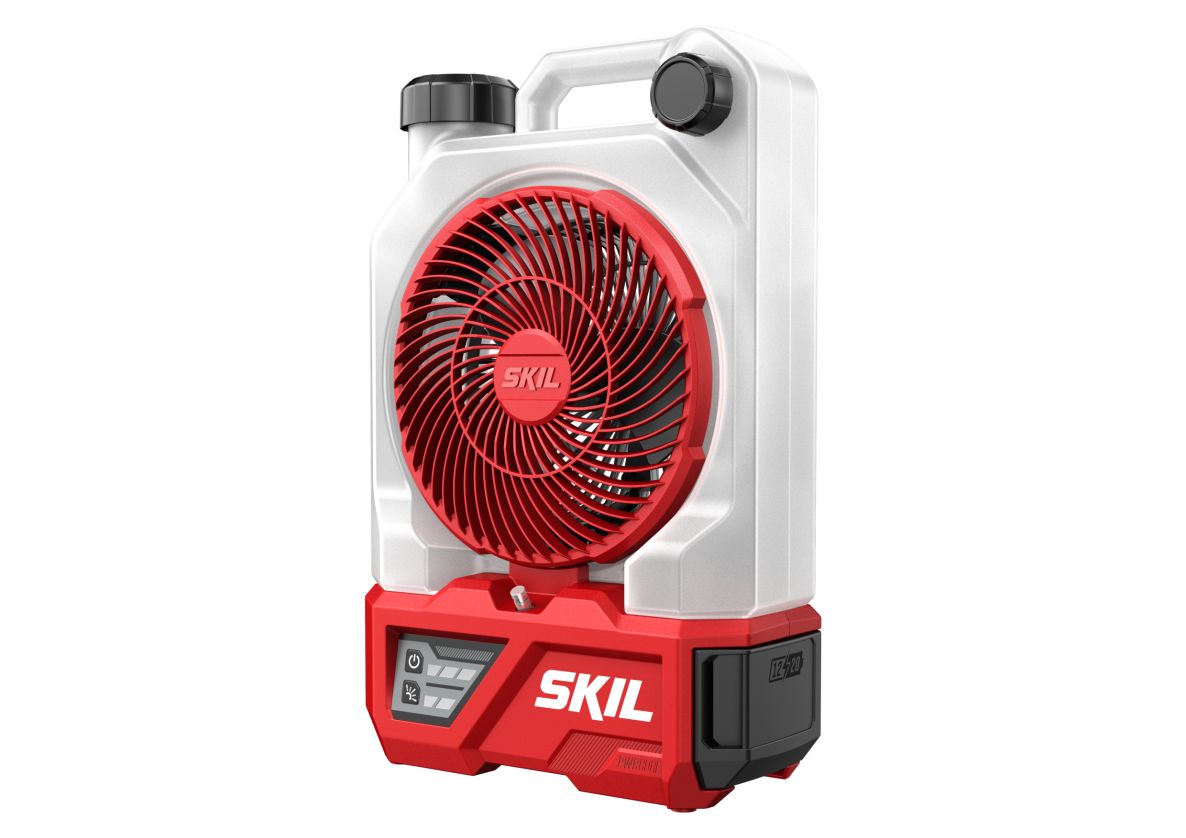 SKIL VA1E3169CA Akku-Ventilator mit eingebautem Vernebler 20V ohne Akkus und Ladegerät im Karton
