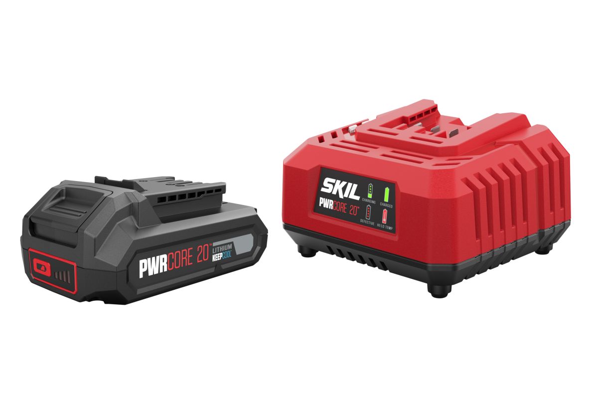 SKIL BC1E3110AA Starter-Set 20V 2.5Ah Keep Cool Akku + Ladegerät PWRCORE 20