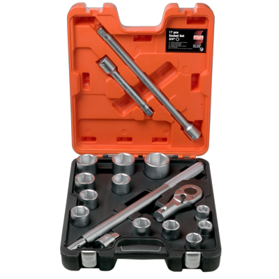Bahco SLX 17 Steckschlüsselsatz 3/4" 6-knt Metrisch 22-50 mm 17-teilig