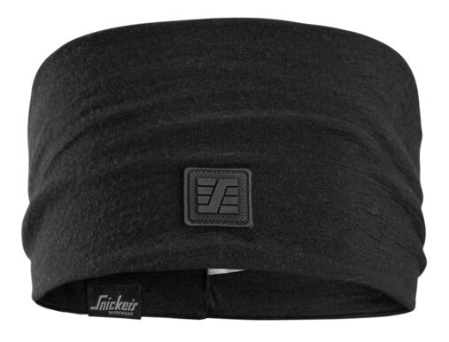Snickers Workwear 90190400000 Merinowolle Stirnband Größe Einheitsgröße Schwarz (0400)