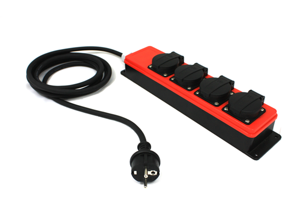 QwattPro 2561028 Socketmaster Verteiler 10mtr 3 x 2,5 230V