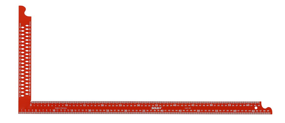 Sola 56132401 ZWCA 1000 Zimmererhaken 1000x380mm mit Markierungslöchern