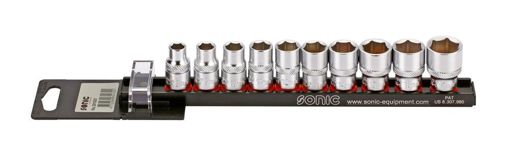 Sonic 201001 Steckschlüsselsatz 3/8 6-schneidig