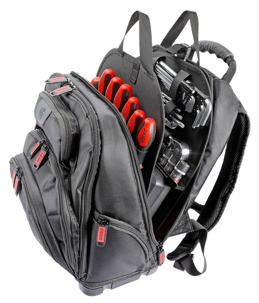 Sonic 708401 Rucksack mit 84-teiligem Sortiment
