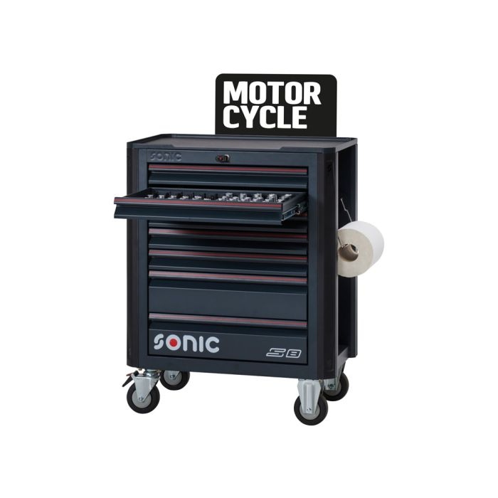 Sonic 725076 Werkzeugwagen gefüllt | NEXT S8 | 250-teilig