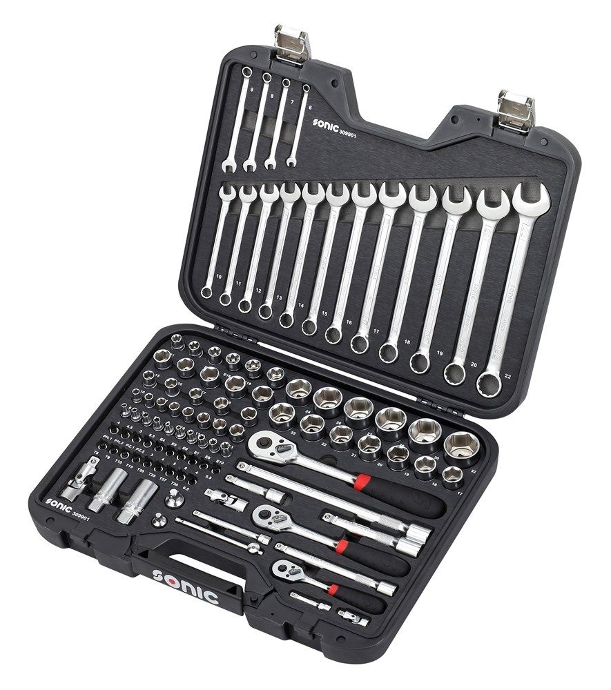 Sonic 309901 Werkzeugkoffer mit 99-teiligem Sortiment