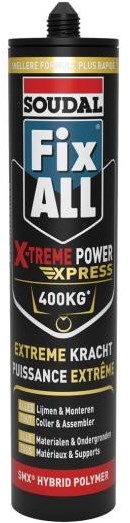 Soudal 154347 Montagekit Fix -All X-Treme Power X-Press Weiß 280ml