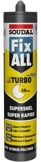 Soudal 153987 Montagekit Fix - All Turbo Weiß 290ml