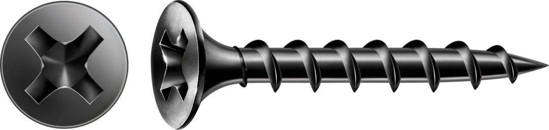 SPAX 1891170390555 Schnellbauschraube 3,9 x 55 mm, Trompetenkopf, Kreuz PH2, Grobgewinde, phosphatiert - 500ST