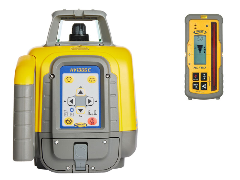 Spectra Physics 603422  HV1305C Horizontale/Verticale Rode Bouwlaser + Ontvanger HL760