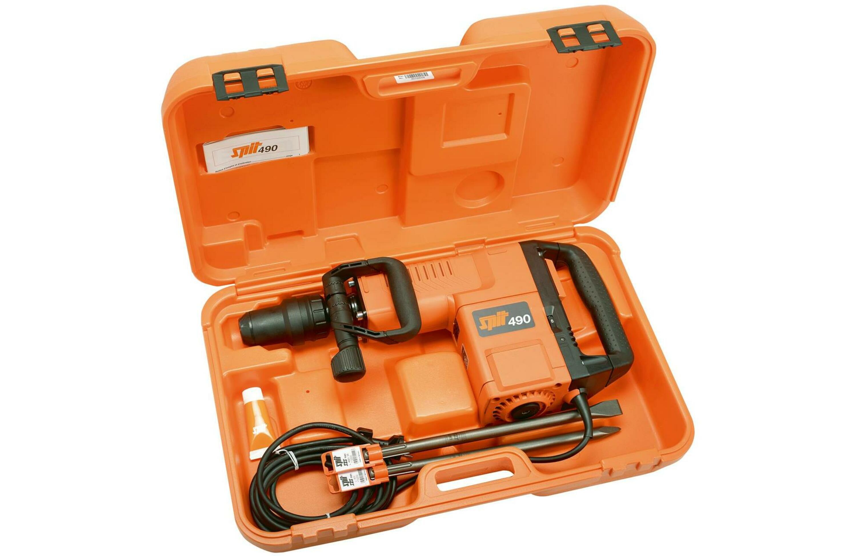 Spit 010245 490 Aufbrechhammer 1500 Watt - SDS MAX + 2 Mei&szlig;el