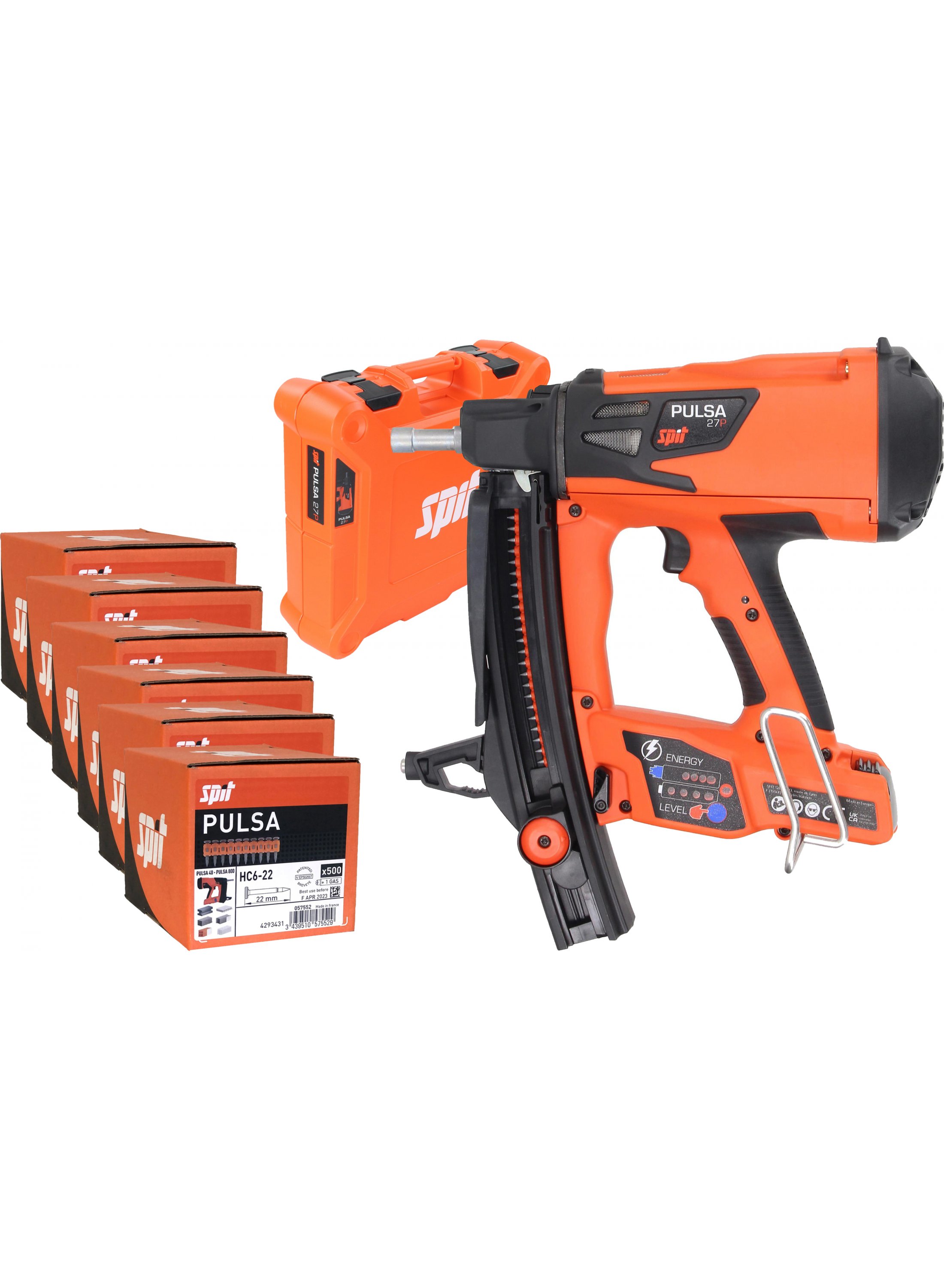 Spit 695961 Gastacker 15-27 mm + 3000 HC 6/22 N&auml;gel