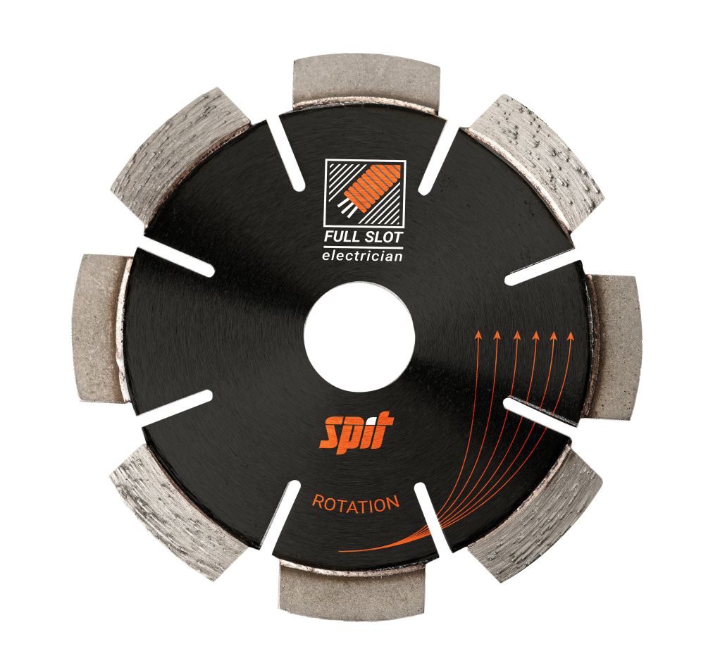 Spit Zubehör 610203 D90 Diamantscheiben-Set 125 mm, Stein, Full-Slot, 3 Stück