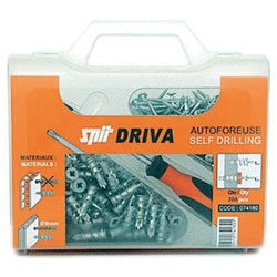 Spit Befestigung 074180 74180 DRIVA TP12 Gipskartondübelschraube, Flachkopf, im Karton 200 Stück