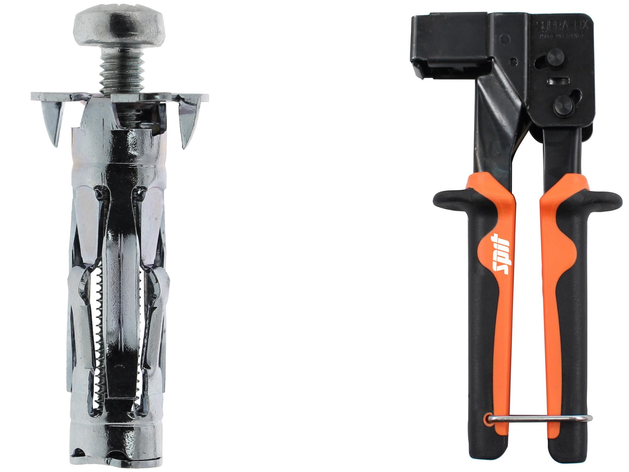 Spit Befestigung 695979 Stellix Hohlwanddübel mit Schraube M6/35 300 Stück + Stellix Zange