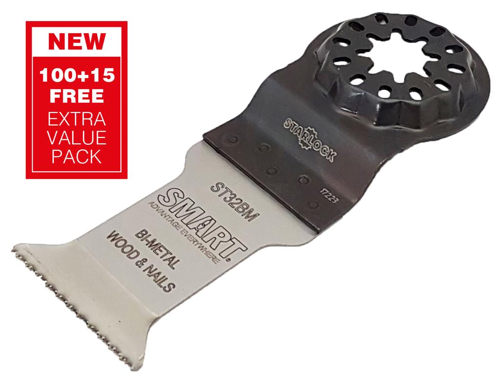 Smart Blades ST32BM100+15 Klingen SL PRO 32x42mm BiM Klinge h-s 100+15St.