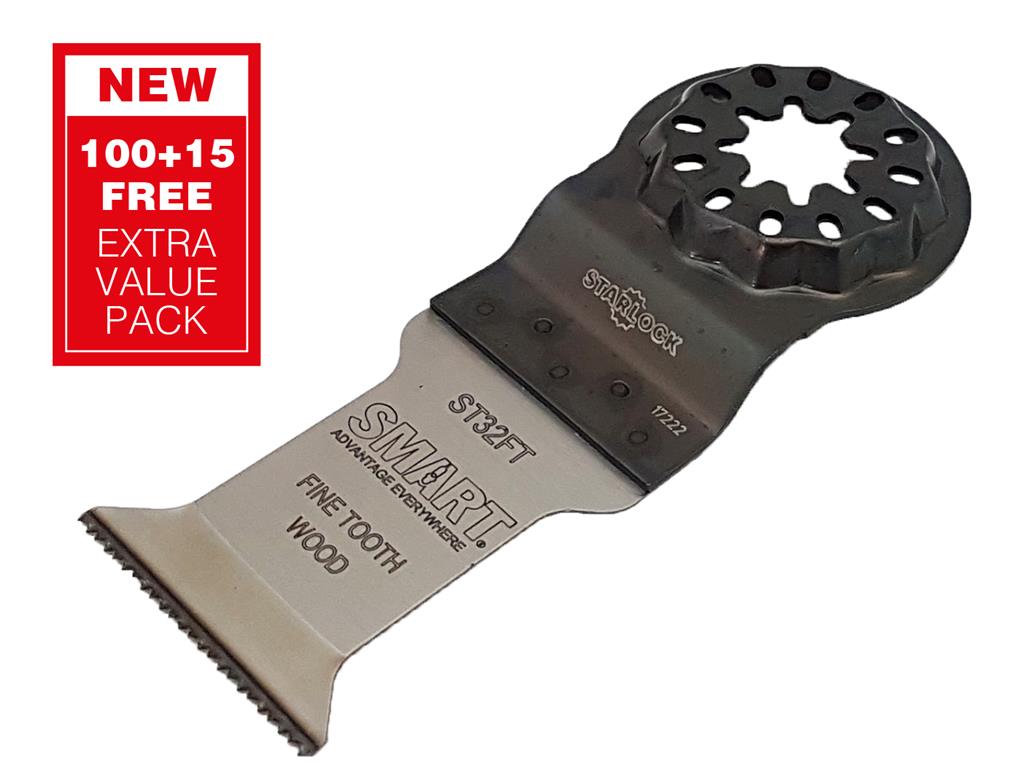 Smart Blades ST32FT100+15 Klingen SL PRO 32x42mm Klingenholz 100+15St.