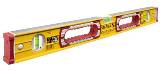 Stabila 15234 Wasserwaage 196-2 mit Griffen 2V1H 80cm 