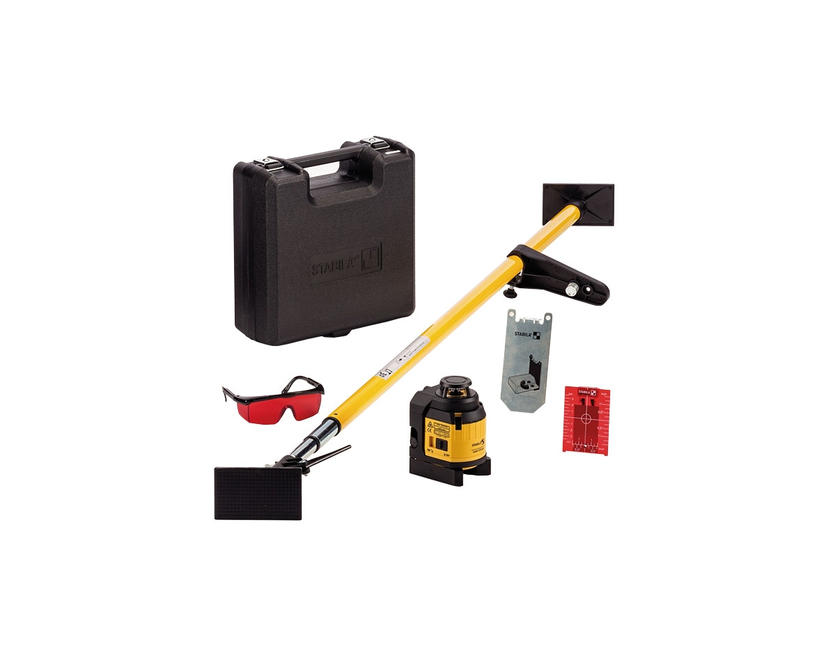 Stabila 18863 LAX400 Kreuzlinienlaser + LT 30 Teleskopstange