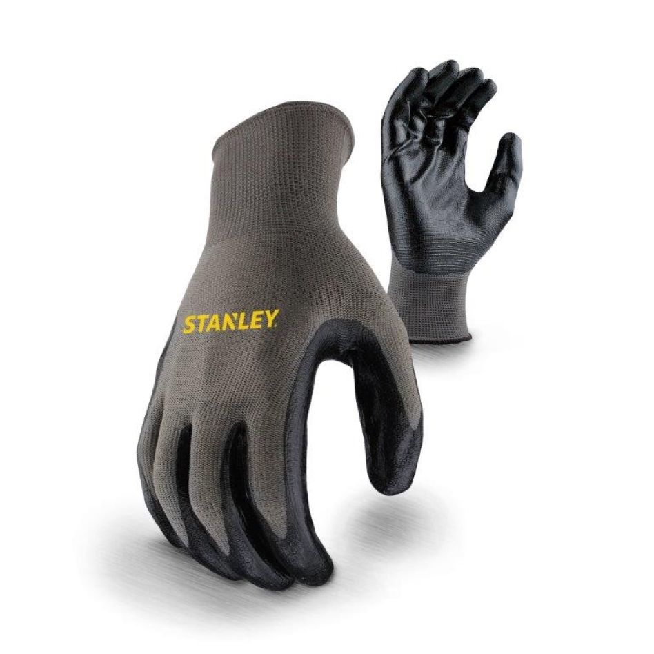 Stanley SY580L EU Getauchter Arbeitshandschuh Nitril Größe 10/L