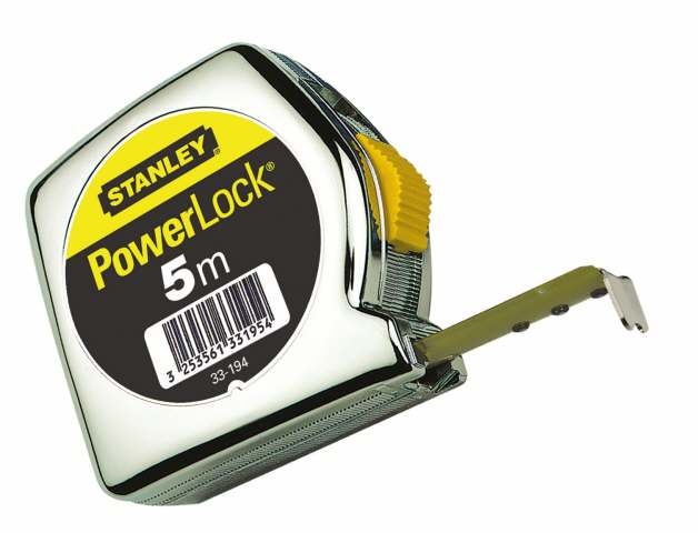 Stanley 0-33-198 Taschenrollbandmaß L.8m B.25mm Powerlock