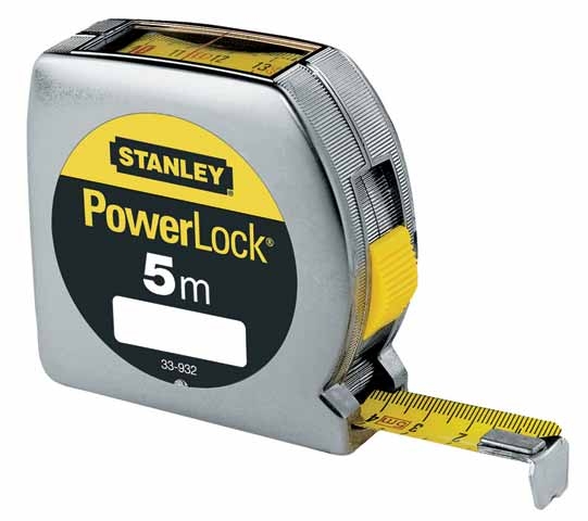 Stanley 0-33-932 Bandmaß Powerlock Kunststoff 5m/19mm
