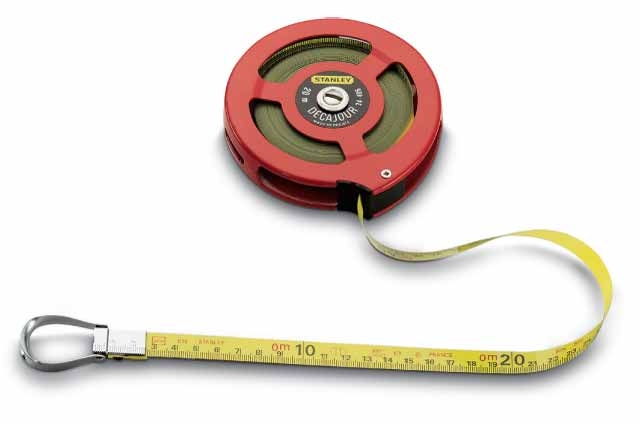 Stanley 0-34-406 Kapselbandmass Decajour Stahl 20m - 12,7mm