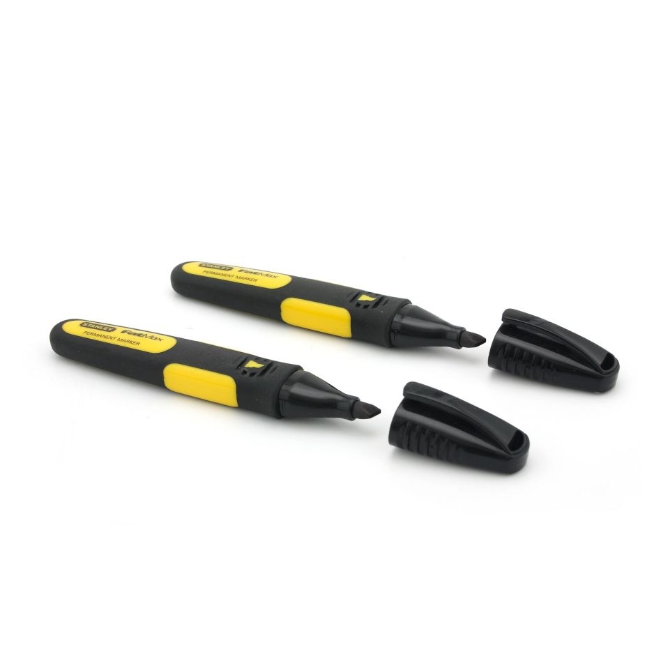 Stanley 0-47-314 FatMax Marker Schwarz Pro 2 Stück