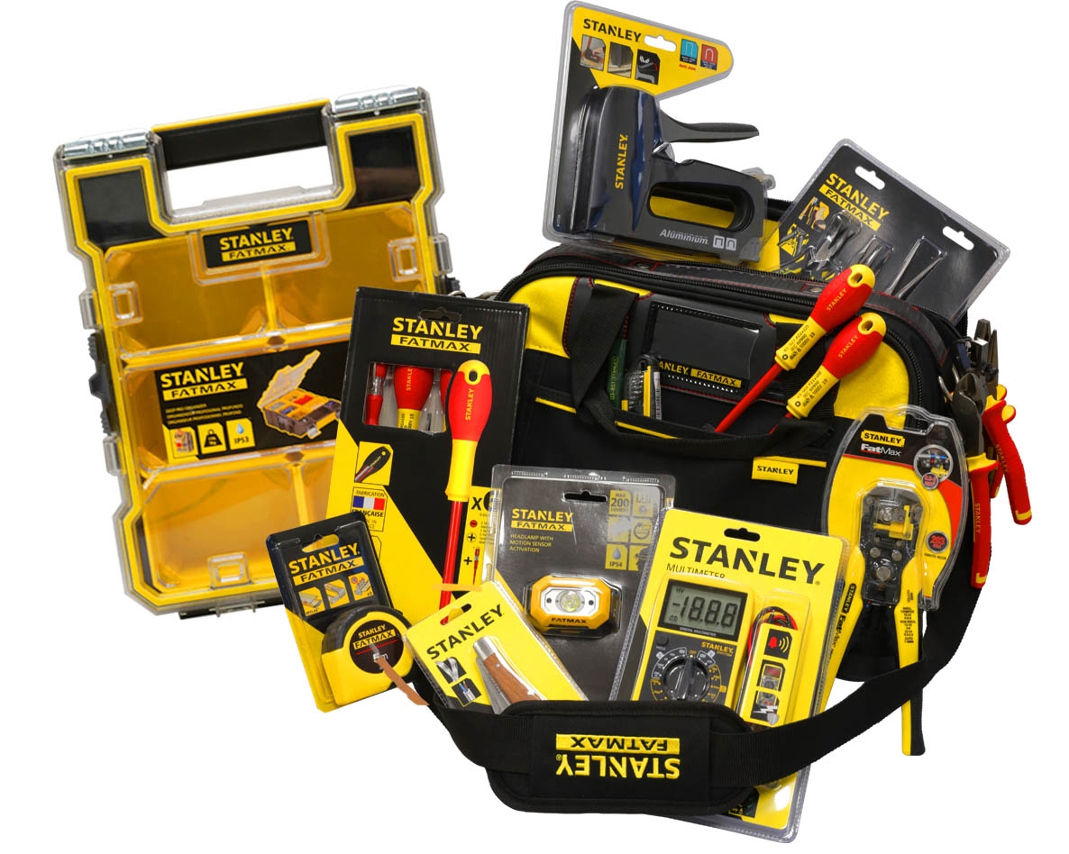 Stanley FMST1-82945 Werkzeugtasche bestückt Mit VDE Werkzeug Set für Elektriker