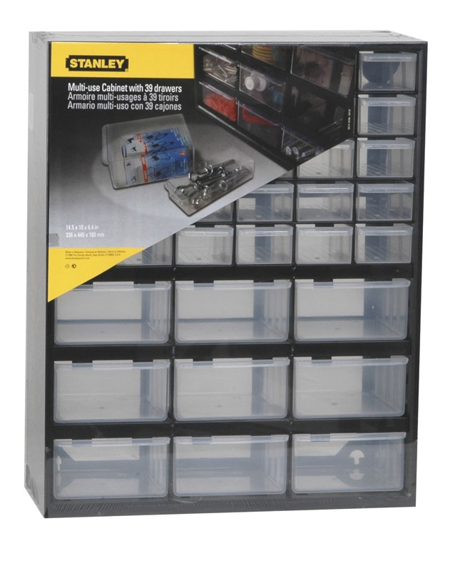 Stanley 1-93-981 Kleinteilemagazin mit 39 Schubfächern