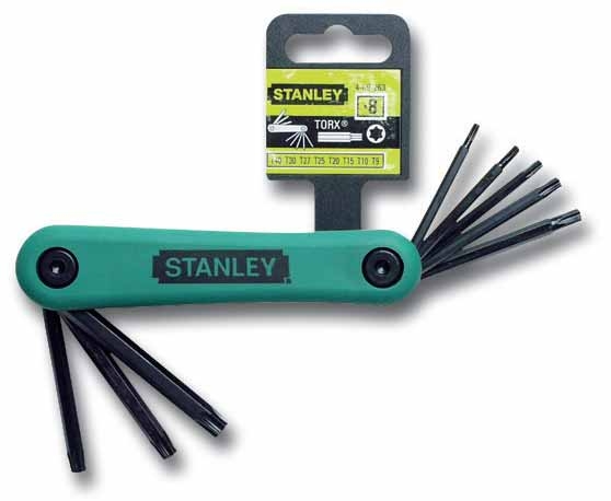 Stanley 4-69-263 Schraubenschlüsselsatz 8-teilig T9-T40