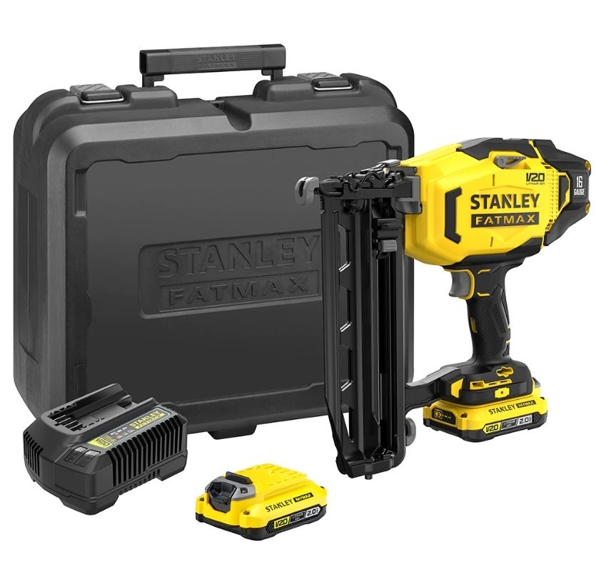 Stanley SFMCN616D2K FATMAX® V20 Accu Finisher 16 Go 18V 2.0Ah Li-Ion
