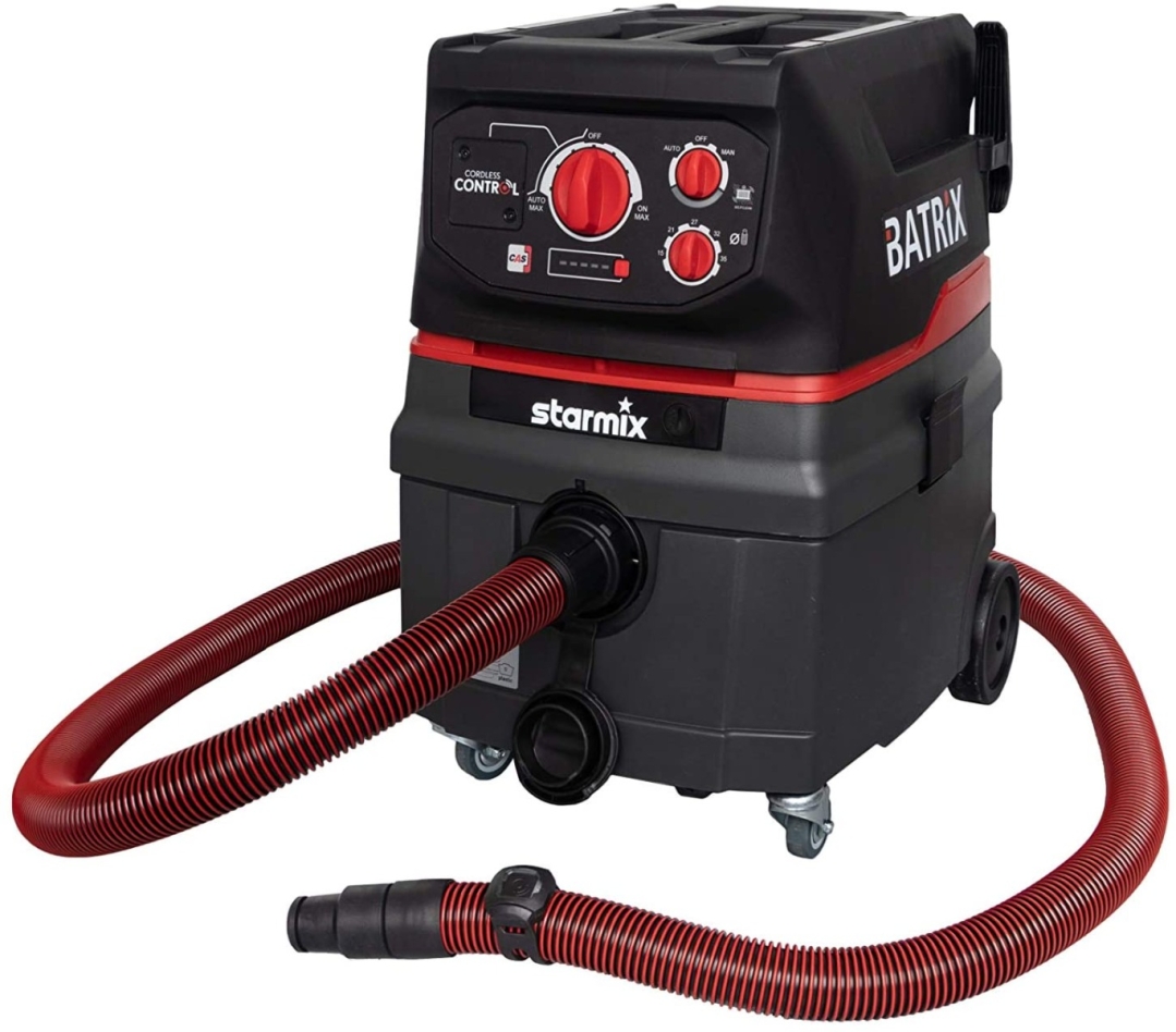 Starmix 100777 ISC BATRIX M 36-18V Sicherer Akku-Staubsauger ohne Akku oder Ladegerät