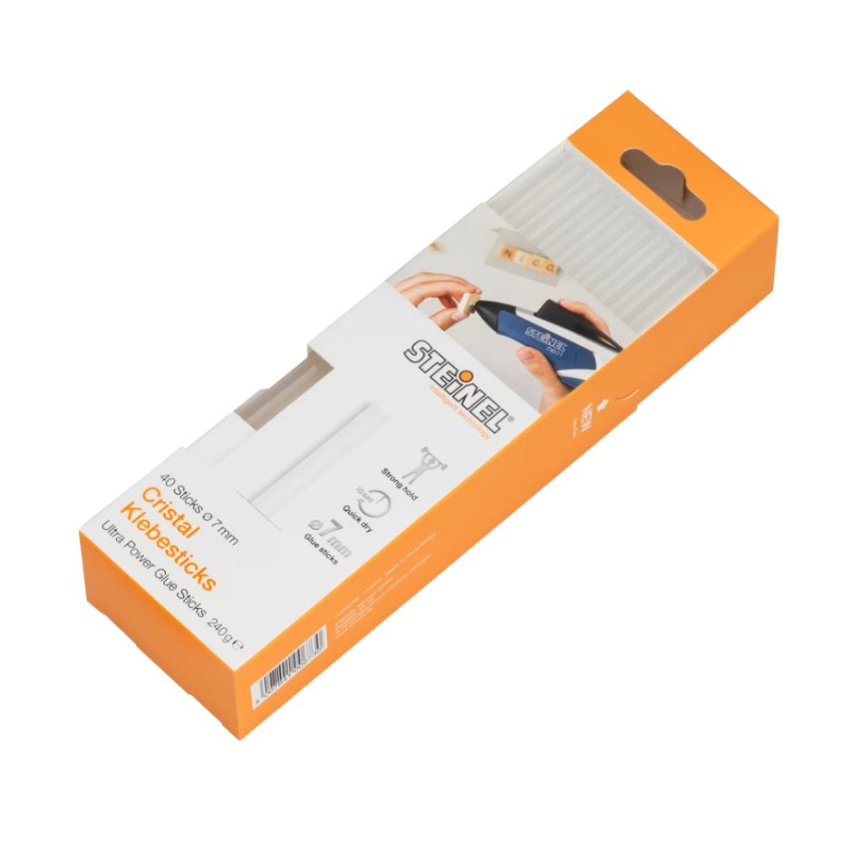 Steinel 006594 Cristal Klebepatronen 7mm 240g 40Stk