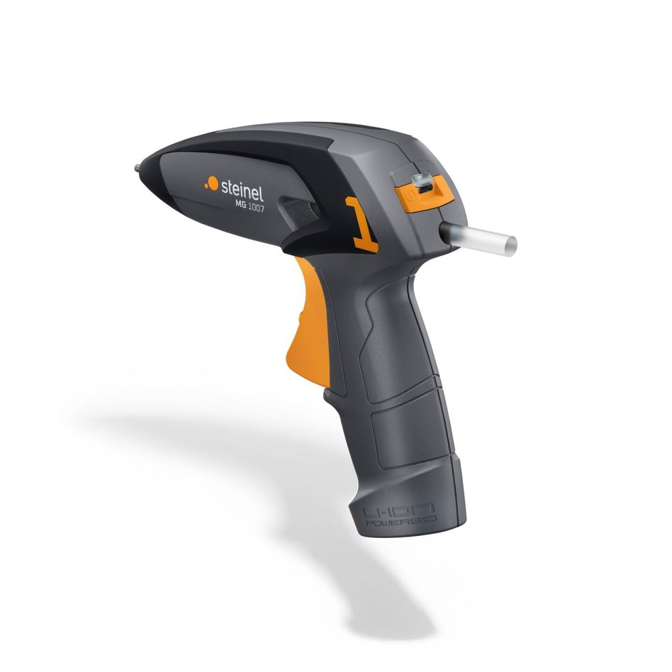 Steinel 084288 MobileGlue 1007 Akku-Klebepistole 1x 3,6V Akku und USB-Ladegerät + 3 Klebepatronen