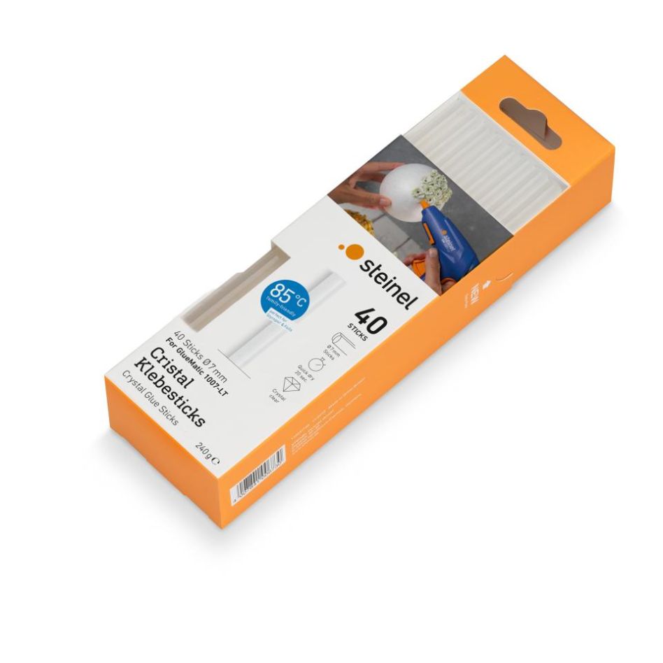 Steinel 090036 Cristal Klebepatronen 7mm 240g 40ST 85°C