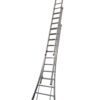 Little Jumbo 1250600314 Verlängerungsleiter SuperPRO eloxiert gebogene Holme - 3x14