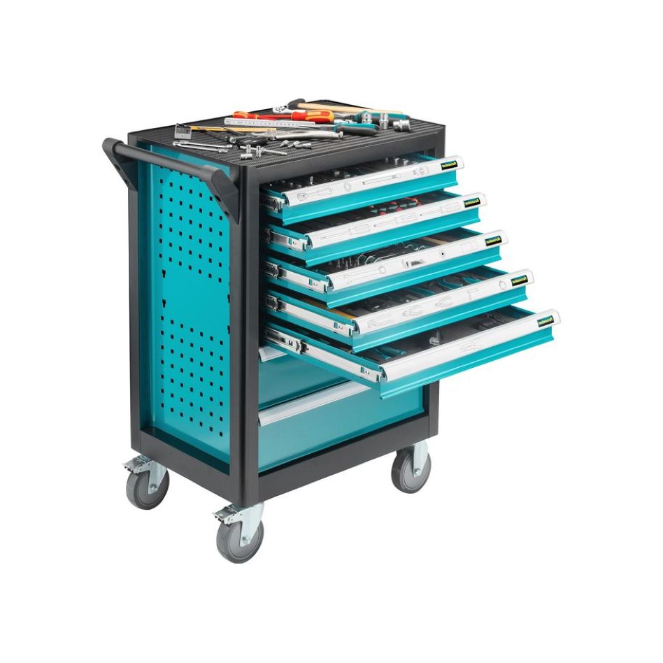 technocraft 663098 ROLLBOY 381-teiliger Werkzeugwagen