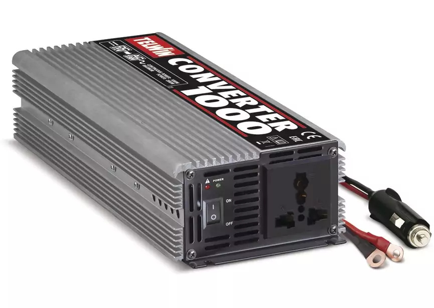 Telwin 830829447 CONV1000 Stromrichter von 12 V auf 230 V AC