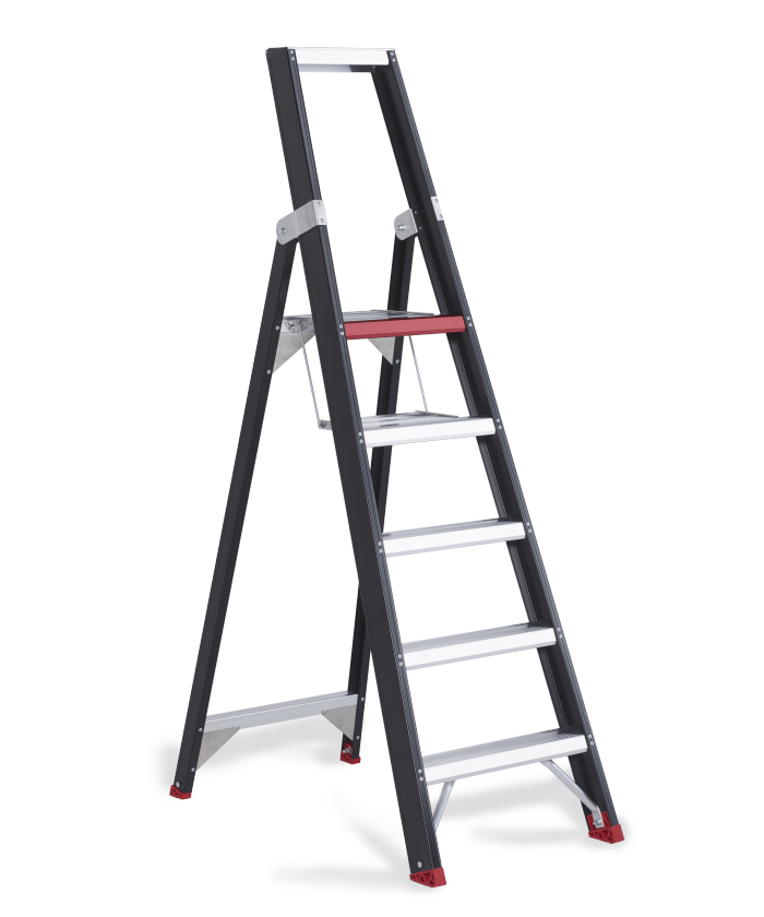 Altrex 191504 TGB 4 Taurus-Treppe einfach begehbar 4 Stufen beschichtet