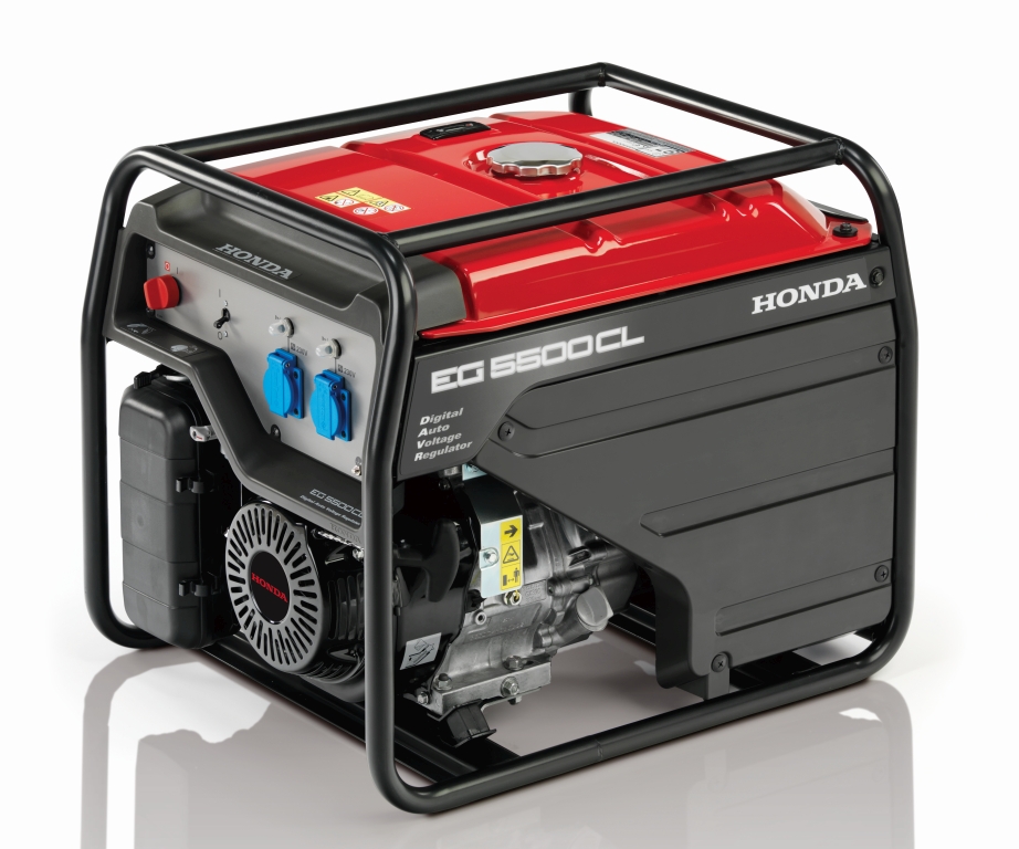 Europower 999000616 Stromaggregat EP6000LN 5,5 KVA mit luftgekühltem Honda-Benzinmotor, 50Hz, 4-Takt